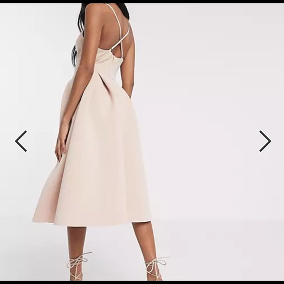 ASOS Cowl Neck Cami Midi Dress - Picture 5 of 5